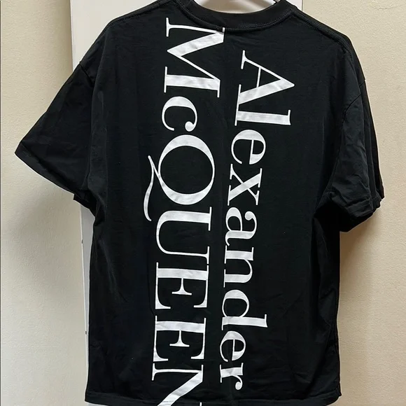 Alexander McQueen Black Short Sleeve Tee medium - Picture 1 of 4